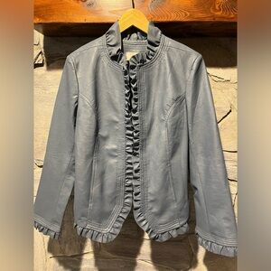 Hot in Hollywood vegan leather jacket, small